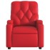 Sillón reclinable eléctrico de cuero sintético