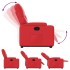 Sillón reclinable elevable cuero artificial