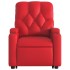 Sillón reclinable elevable cuero artificial
