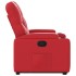 Sillón reclinable elevable cuero artificial