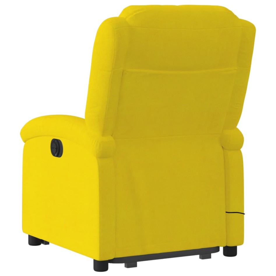 Sillón reclinable masaje eléctrico elevable terciopelo