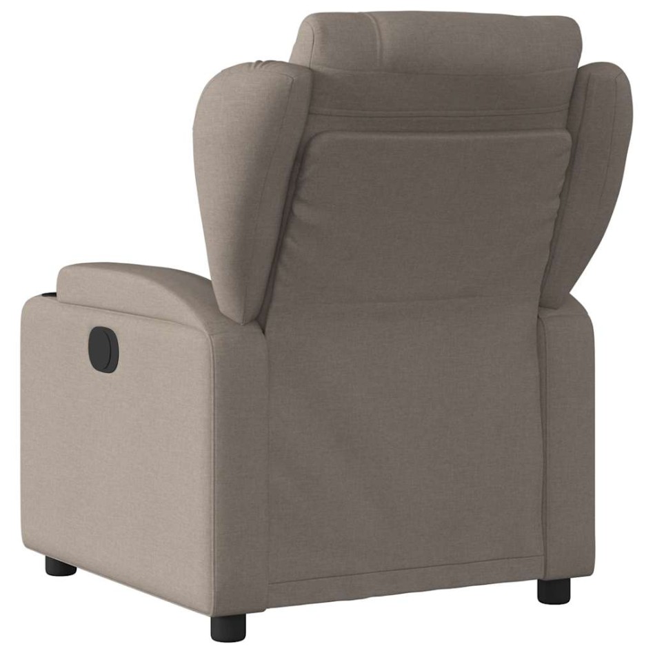 Sillón reclinable de masaje eléctrico tela gris