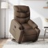 Sillón reclinable elevable de tela
