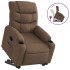 Sillón reclinable elevable de tela