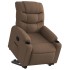 Sillón reclinable elevable de tela