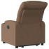 Sillón reclinable elevable de tela