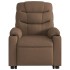 Sillón reclinable elevable de tela