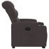 Sillón eléctrico reclinable elevable de tela marrón
