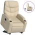 Sillón reclinable elevable de tela color