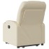 Sillón reclinable elevable de tela color