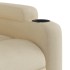 Sillón reclinable elevable de tela color