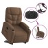 Sillón eléctrico reclinable elevable de tela