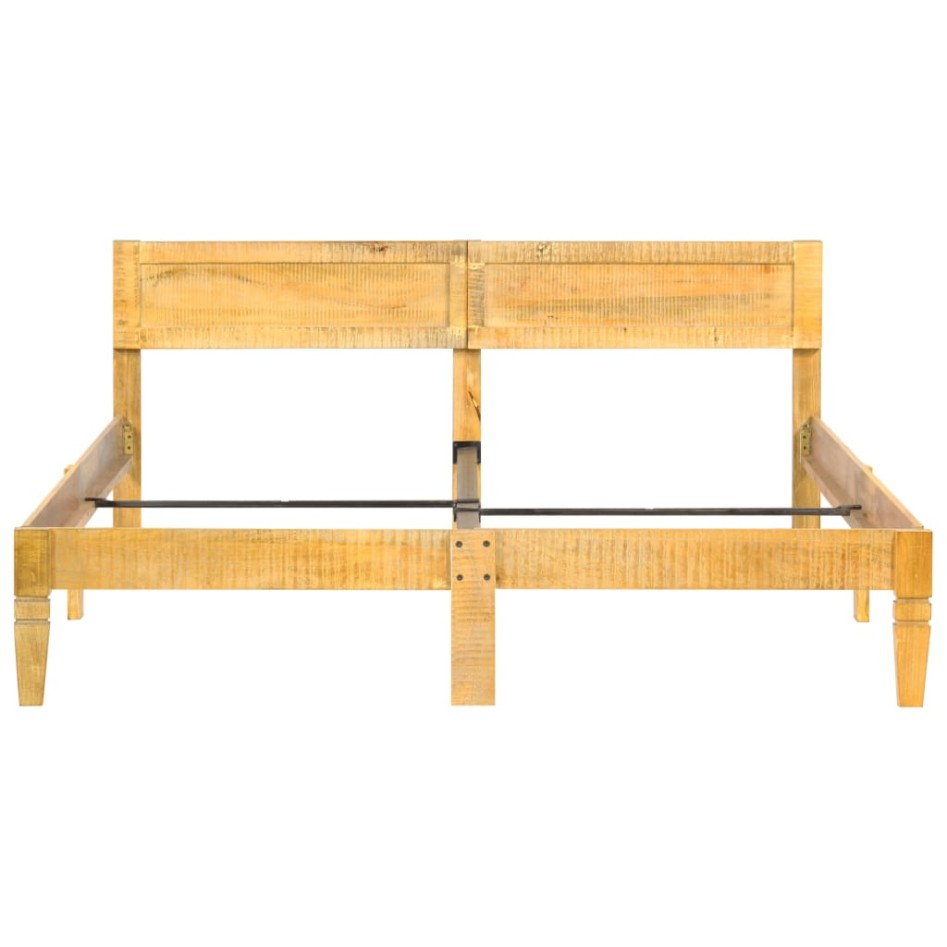 Estructura de cama de madera maciza de mango 180