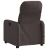 Sillón reclinable de masaje eléctrico tela marrón