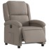 Sillón reclinable eléctrico tela gris