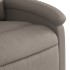 Sillón reclinable eléctrico tela gris