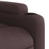 Sillón reclinable de masaje eléctrico tela marrón
