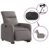Sillón eléctrico reclinable elevable de tela gris