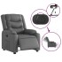 Sillón reclinable eléctrico de cuero sintético