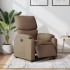 Sillón reclinable eléctrico de tela