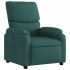 Sillón reclinable eléctrico tela verde