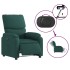 Sillón reclinable eléctrico tela verde