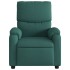 Sillón reclinable eléctrico tela verde