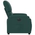 Sillón reclinable eléctrico tela verde
