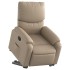 Sillón reclinable elevable cuero artificial color