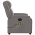 Sillón reclinable de masaje eléctrico tela gris