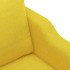 Sillón de tela amarillo claro 60