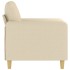 Sillón de tela color crema 60