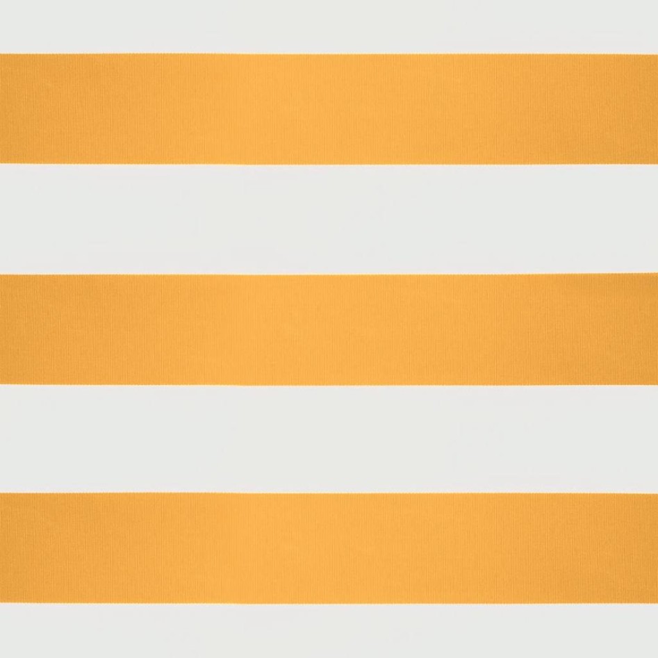 Toldo retráctil aluminio y tela blanco y amarillo 3x2,5