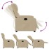 Sillón reclinable tela de microfibra color