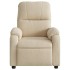 Sillón reclinable tela de microfibra color