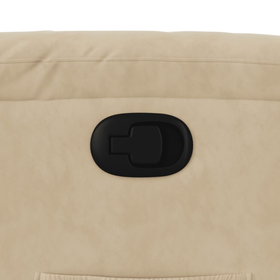 Sillón reclinable tela de microfibra color