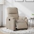 Sillón reclinable eléctrico tela de microfibra gris