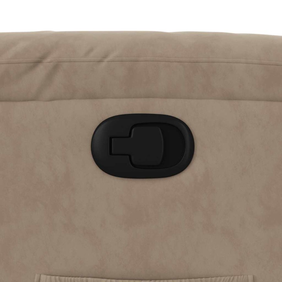 Sillón reclinable elevable tela de microfibra gris