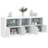 Aparador con luces LED blanco 162x37x67