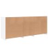 Aparador con luces LED blanco 162x37x67