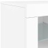 Aparador con luces LED blanco 162x37x67