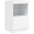 Aparador con luces LED blanco 162x37x67