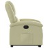 Sillón reclinable elevable cuero auténtico color