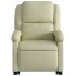 Sillón reclinable eléctrico elevable cuero auténtico