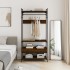 Armario cajones madera ingeniería marrón roble 89x39x184,5