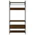 Armario cajones madera ingeniería marrón roble 89x39x184,5