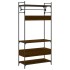 Armario cajones madera ingeniería marrón roble 89x39x184,5