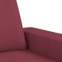 Sillón de tela rojo tinto 60