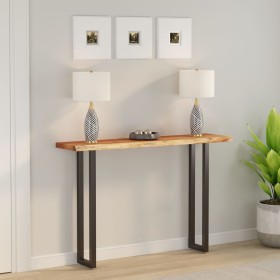 Tablero rectangular madera de acacia borde vivo 180x30x2,5