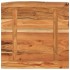 Tablero cuadrado madera maciza acacia borde vivo 80x80x2,5
